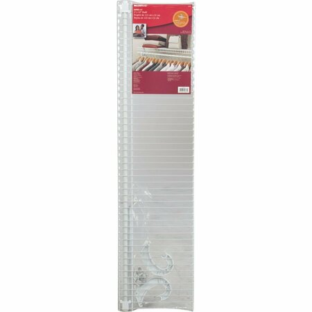 CLOSETMAID SuperSlide 4 Ft. W. x 12 In. D. Ventilated Shelf Kit with Bar 563100